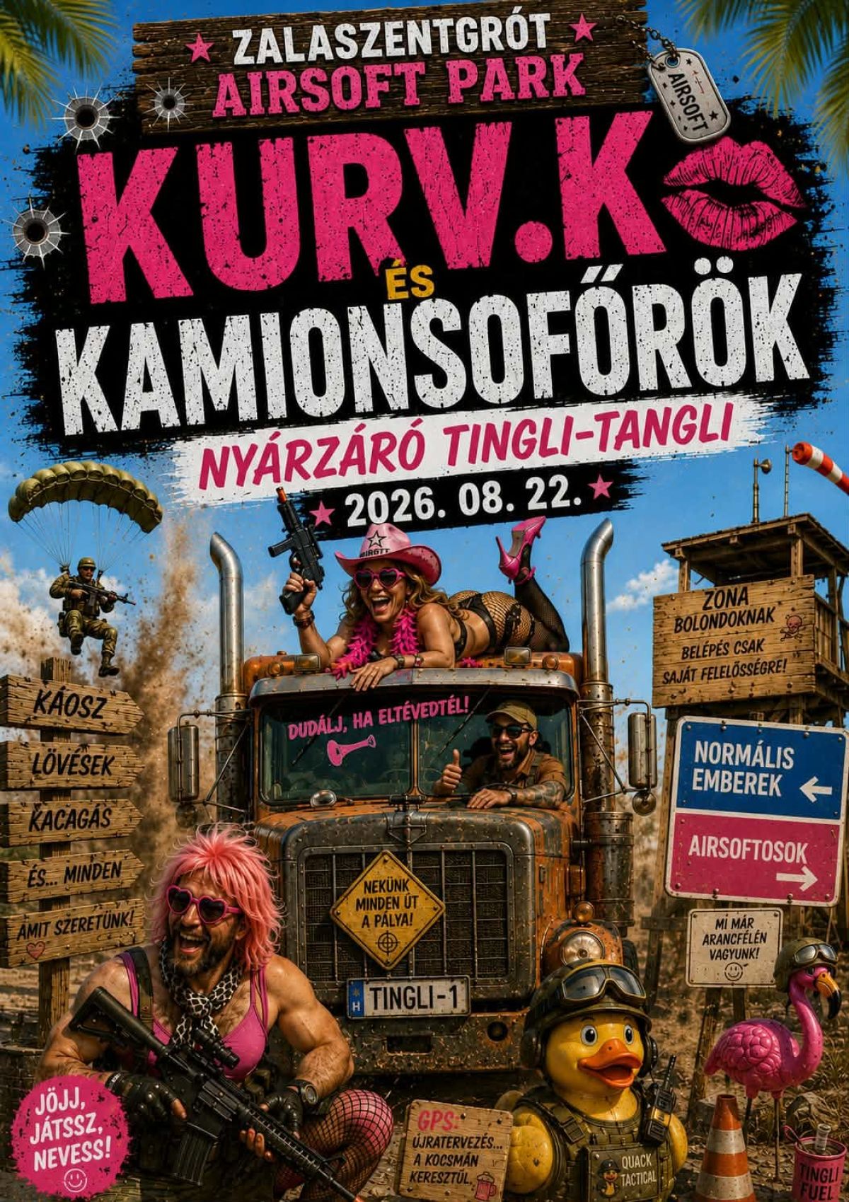 Kurv.k és Kamionsofőrök - Nyárzáró tingli-tangli