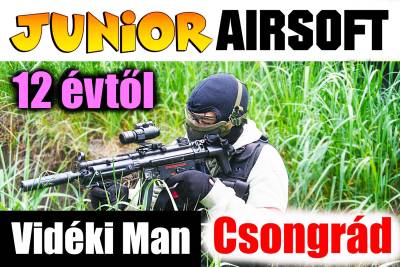 JUNIOR AIRSOFT VIDÉKI MANNEL - DÉLUTÁNI EVENT PERT2